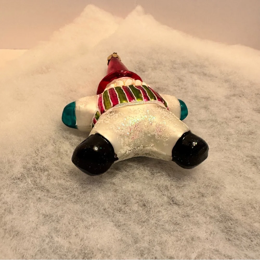 Christopher Radko Snowstar Santa‎ Christmas Tree Ornament Holiday Decor